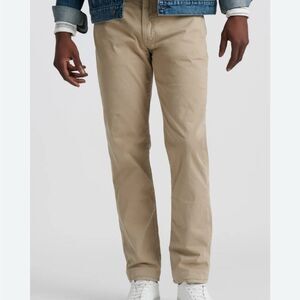 Lucky Brand Tan Straight Jeans Classic Fit 36x30 preppy khaki pants